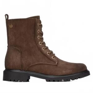 NEW XTI women's casual combat booties in taupe